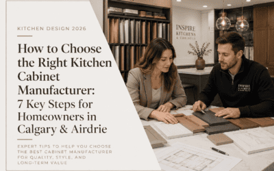 How to Choose the Right Kitchen Cabinet Manufacturer: 7 Key Steps for Homeowners in Calgary & Airdrie