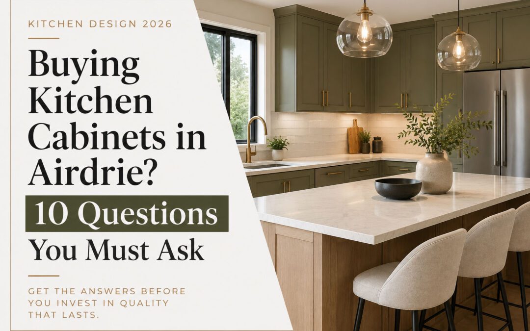 What Questions Should You Ask When Buying Kitchen Cabinets in Airdrie?